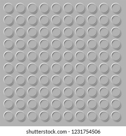 Silver color round frame background
