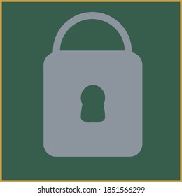 A silver colored lock illustration background image.