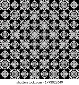 Silver colored seamless pattern.Vector Illustration