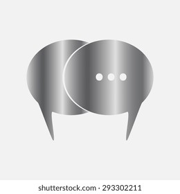 Silver Communication Icons