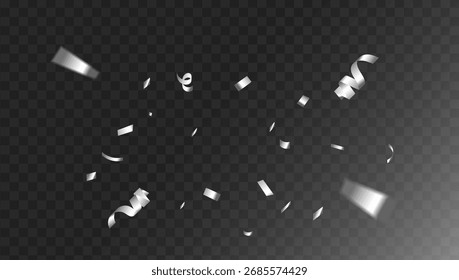 Silver Confetti Festive, Elegant, and Perfect for Celebrations and Special Events