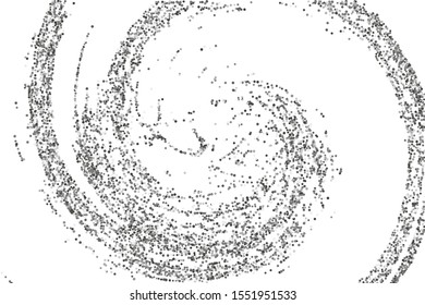 Silver confetti point on a white background. Luxury festive background. Silver grainy abstract texture overflows against a black background. Element of design. Vector illustration, EPS 10. 
