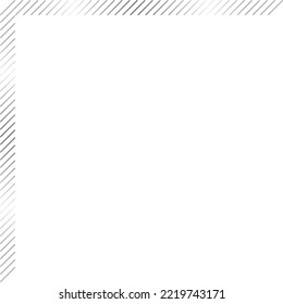 Silver Corner Border Vector Illustration