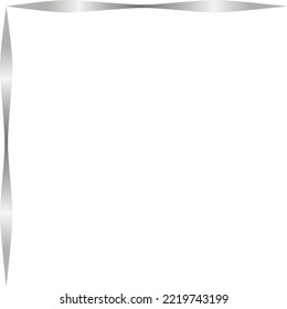 Silver Corner Border Vektorgrafik