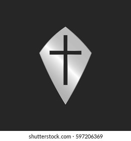Silver Cross Shield
