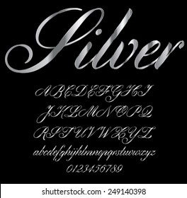 Silver Cursive Font