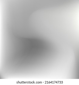 Fondo del cielo de luz de curva plateada Superficie suave metálica dinámica de aluminio gris. El Agua Líquida Fluida Borró El Fondo Del Gradiente Cálido. Malla de gradiente de aluminio ondulado suave monocromático oscuro y ondulado.