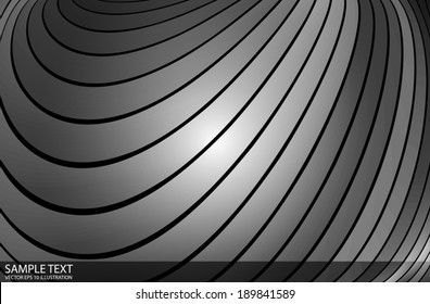 Silver curved vector design background illustration - Abstract  template for modern design illustrations