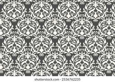 silver damask or patteren vector file.	
