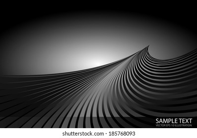 Silver dark abstract space vector background  illustration - Metal abstract vector background illustration