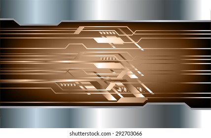Silver Dark brown Light Abstract Technology background for computer graphic website internet and technology. infographics