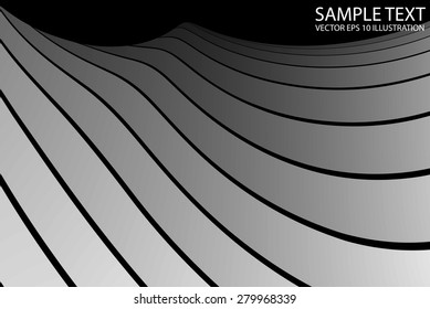 Silver dark metallic vector background illustration - Vector silver abstract background illustration