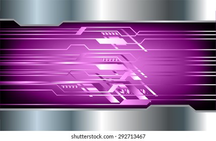 Silver Dark purple Light Abstract Technology background for computer graphic website internet and technology. infographics