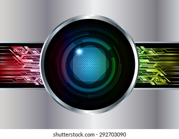 Silver Dark red blue yellow Light Abstract Technology background for computer graphic website internet and technology. infographics