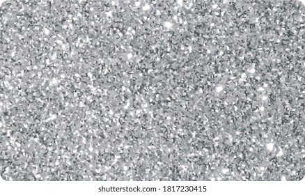 Fondo de diamante plateado con luces y destellos. Plata clara, fondo de mosaico abstracto vectorial gris. Ilustración abstracta geométrica moderna con gradiente. Patrón de diamante sin foco.