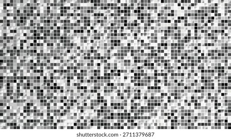 Silver disco ball mirror texture sparkling mosaic reflective background, for club party overlay and y2k aesthetic design