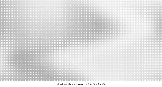Fondo de lámina abstracta de punto de plata con textura de espejo de metal. Resumen de la superficie de gradiente de cromo