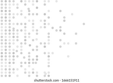 silver dot confetti . Awesome  abstract background of silver varied circles.silver Modern Pattern for your projects.