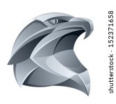 Silver eagle head 