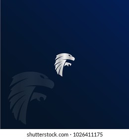 Silver eagle head looks very elegant