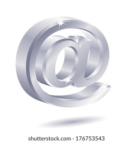 Silver email sign