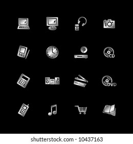 Silver e-shop icons