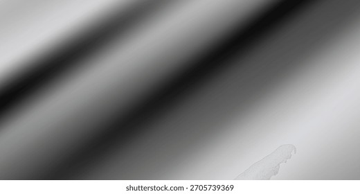 Textura de tecido de prata com linhas ondulantes e sombras naturalistas. design moderno criativo moda