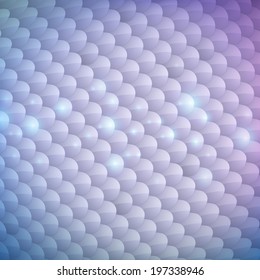 Silver fish scales glossy background.