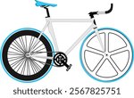 SILVER FIXIE GEAR BULLHORNS AERO