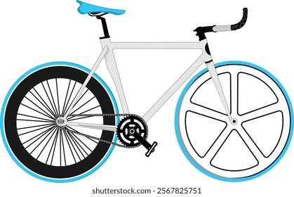 SILVER FIXIE GEAR BULLHORNS AERO