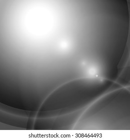 Silver flares for abstract vector background.