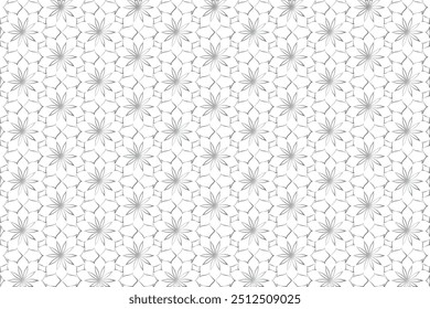 Silver Floral Pattern Background Design