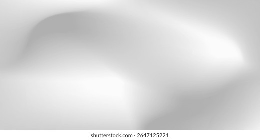 Silver foil abstract background with metal mirror texture. Chrome gradient surface with light gloss modern simple