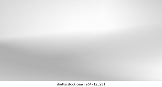 Silver foil abstract background with metal mirror texture. Chrome gradient surface with light gloss modern simple art good natural