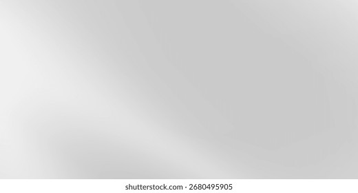 Silver foil abstract background with metal mirror texture. Chrome gradient foil simple art good texture modern soft illustrations light surface