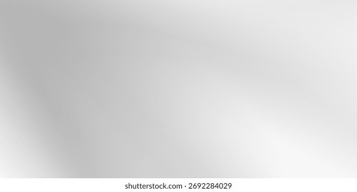 Silver foil abstract background with metal mirror texture. Chrome gradient surface with glow. futuristic light modern