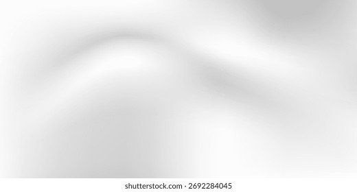 Silver foil abstract background with metal mirror texture. Chrome gradient surface with glow. futuristic light modern art soft