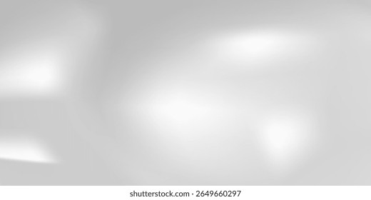 Fundo de folha de prata cinza com textura de espelho de metal. Superfície gradiente de cromo com luz lustro ilustrações arte moderna simples