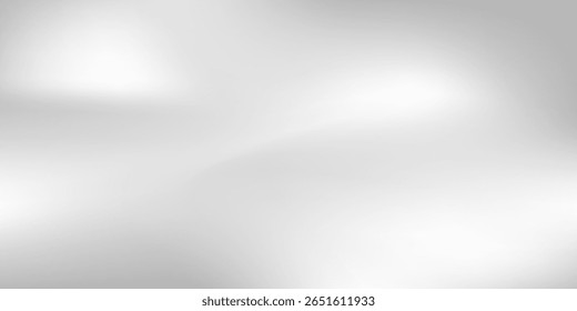 Silver foil background gray with metal mirror texture. Chrome gradient surface with light gloss modern simple