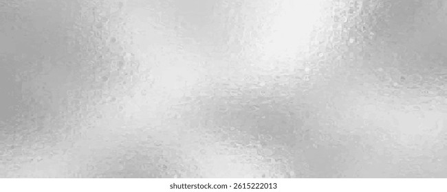 Silver foil background, gray platinum metallic texture. Silver gradient background. Foil paper, glitter effect. Chrome metal gray pattern.