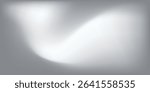 Silver foil background with metal mirror texture. Chrome gradient surface with light gloss. Vector aluminum grey sheet with reflection. Platinum 