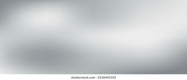 Silver foil background with metal mirror texture.