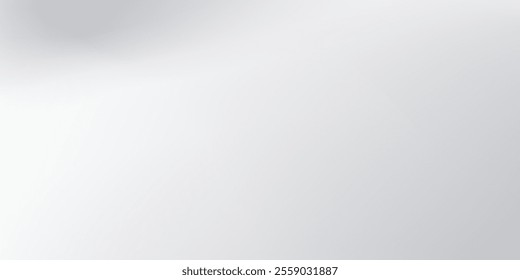 Silver foil background with metal mirror texture. Chrome gradient surface with light art simple modern