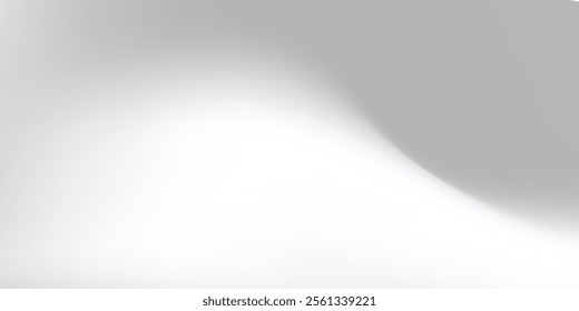 Silver foil background with metal mirror texture. Chrome gradient simple art modern abstract