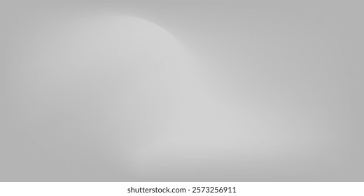 Silver foil background with metal mirror texture. Chrome gradient surface with light gloss simple abstract
