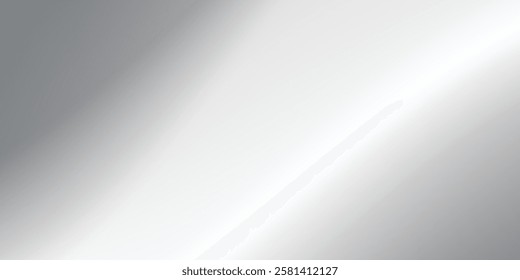 Silver foil background with metal mirror texture. Chrome gradient surface with art abstract modern