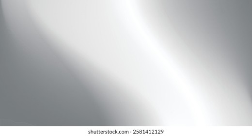 Silver foil background with metal mirror texture. Chrome gradient surface with art abstract