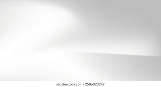 Silver foil background with metal mirror texture. Chrome gradient surface with light gloss  arts modern gradient