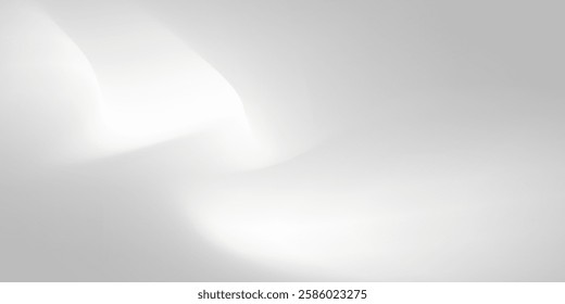 Silver foil background with metal mirror texture. Chrome gradient surface with light gloss  arts modern gradient