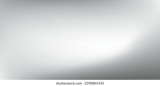 Silver foil background with metal mirror texture. Chrome gradient surface abstract modern